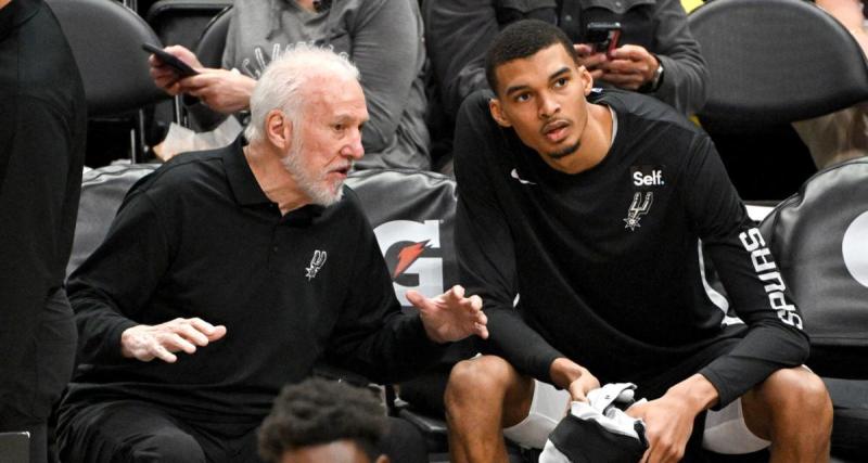  - San Antonio : après la démolition des Spurs par Embiid, Gregg Popovich fait un aveu fort au sujet de Wembanyama et son match