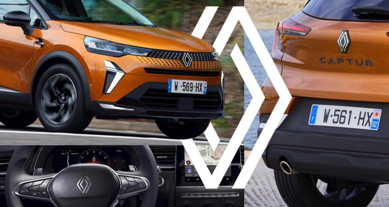  - Nouveau Renault Captur restylé (2024) : découvrez ses lignes définitives et ses caractéristiques à quelques semaines de sa révélation officielle