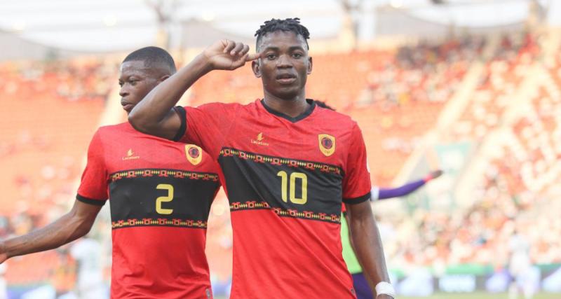  - CAN 2023 : les deux équipes à dix, l'Angola a fait le break à la pause