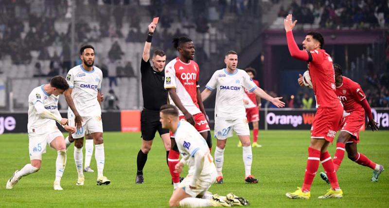  - Buts, blessure, expulsion ... première mi-temps de folie entre l'OM et Monaco