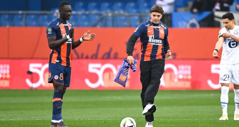  - Montpellier : le tennisman Arthur Cazaux a donné le coup d'envoi fictif de MHSC-LOSC