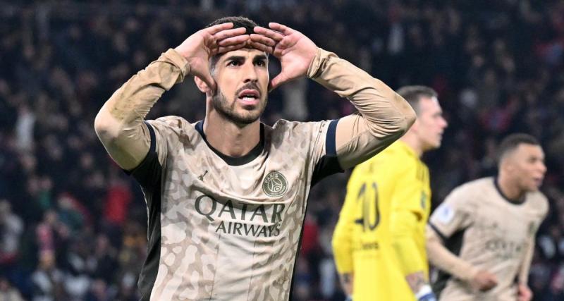  - PSG - Brest : malgré son but, Asensio ressort frustré