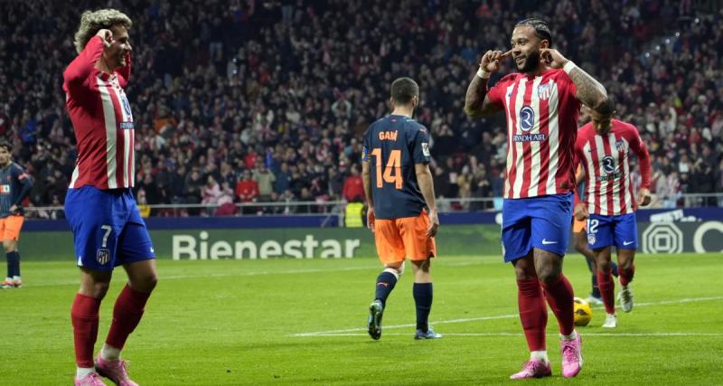  - Liga : l'Atlético Madrid double le Barça et monte sur le podium après sa victoire face à Valence