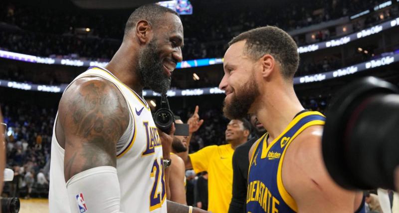  - Los Angeles Lakers-Golden State Warriors : l'échange incroyable entre LeBron James et Stephen Curry après leur superbe duel