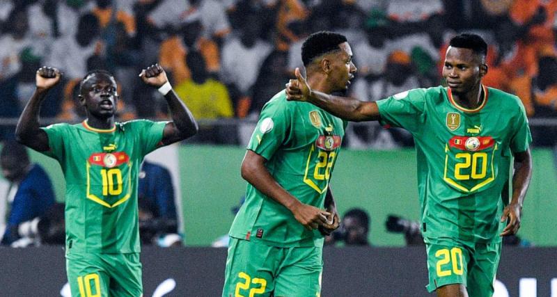  - Le Sénégal mène face à la Côte d'Ivoire à la pause, Sadio Mané a eu chaud