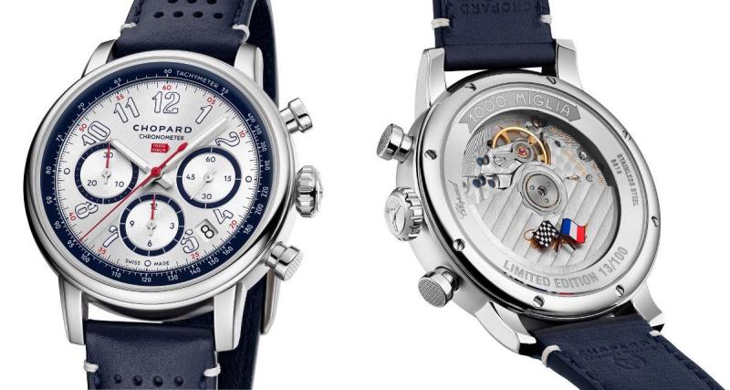  - Une Chopard Mille Miglia Classic Chronograph en édition limitée numérotée pour Rétromobile