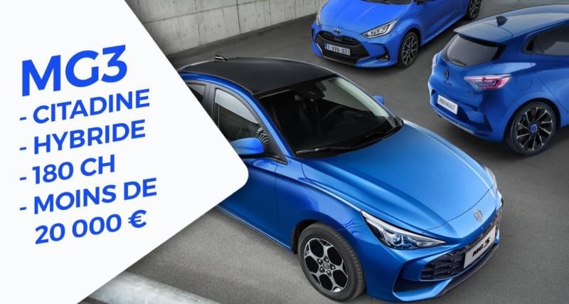  - Nouvelle MG3 : ses caractéristiques impressionnantes font déjà frémir les Clio et Yaris hybrides