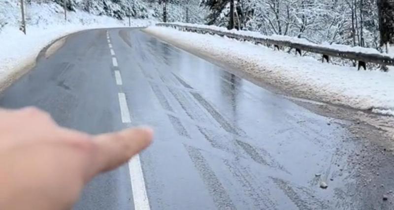  - VIDEO - Cet automobiliste perd le contrôle sur une route de montagne, sa réaction est à mourir de rire
