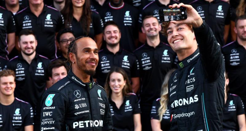  - Le joli message de Russell à Hamilton, futur pilote Ferrari : “C’était spécial de rouler à tes côtés”