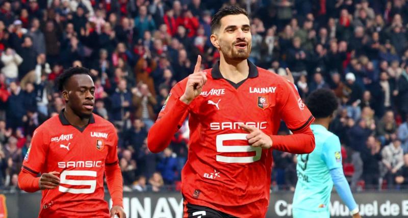  - À la pause, Rennes prend les devants face à Montpellier 