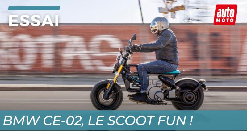  - Essai video : BMW CE 02, le scooter électrique fun