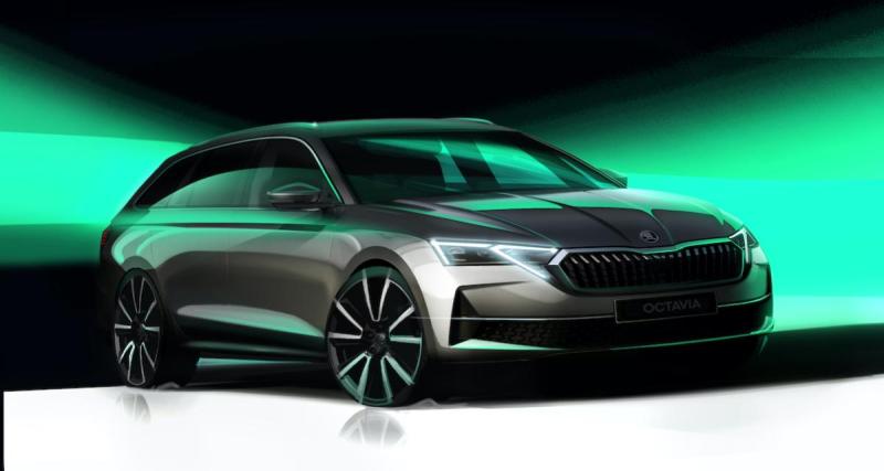  - Skoda Octavia restylée : premières images avant la révélation