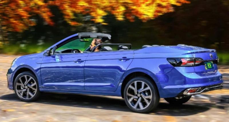  - Quelle mouche a piqué Volkswagen pour dévoiler cet improbable cabriolet 4 portes basé sur une… Polo ?