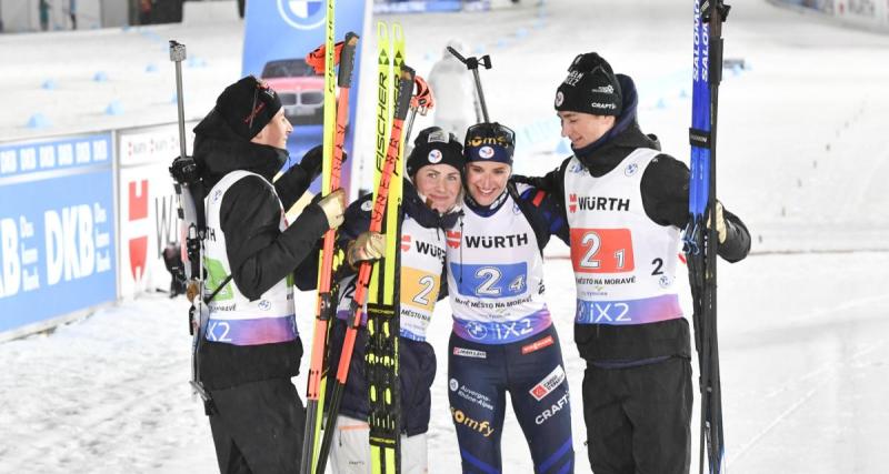  - Biathlon : la France lance ses Mondiaux avec une médaille d’or