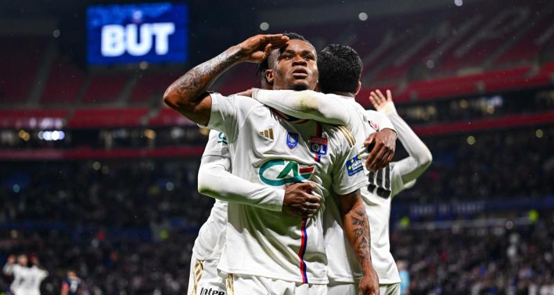  - OL : les images de joie après la qualification en quarts de finale de la Coupe de France
