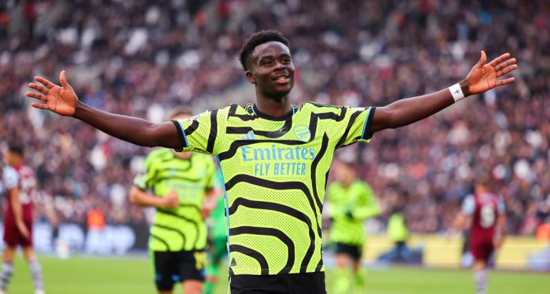 - Arsenal : la déception très surprenante de Saka après le récital contre West Ham