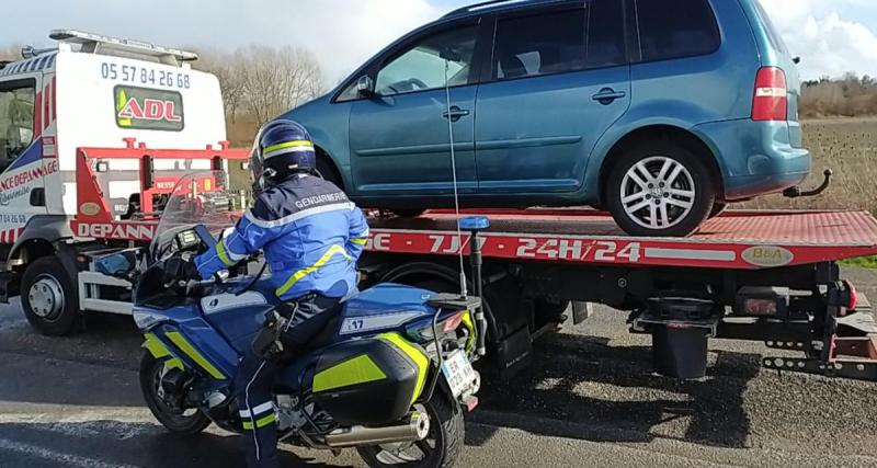  - À 182 km/h sur l’autoroute, le chauffard n'avait que 17 ans