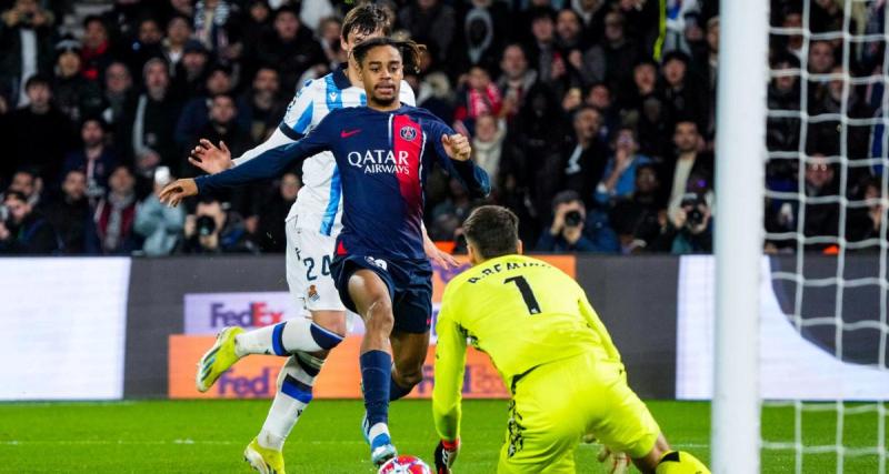  - PSG - Real Sociedad : le premier but sublime de Barcola en Ligue des champions