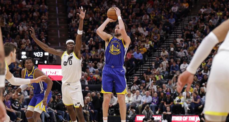  - NBA : sur le banc pour la première fois depuis 2012, Klay Thompson répond et mène les Warriors à la victoire