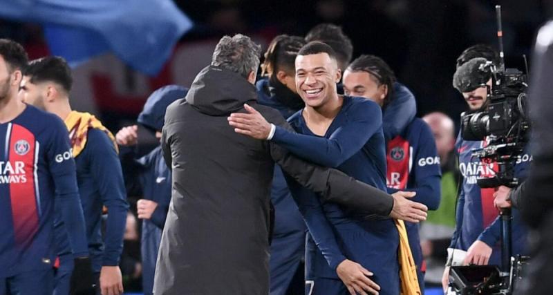 - Nantes - PSG : quand Mbappé et Luis Enrique rigolent ensemble en bord du terrain