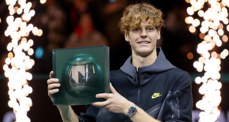  - Rotterdam : Sinner frappe fort et imite Djokovic, Nadal et Federer 