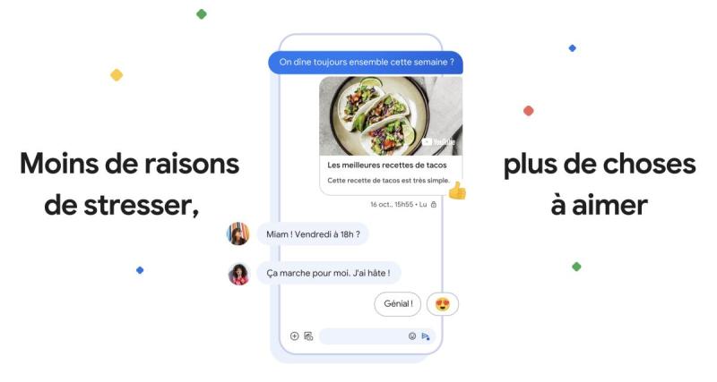  - Google Messages teste une bêta avec 4 nouvelles fonctinonnalités 