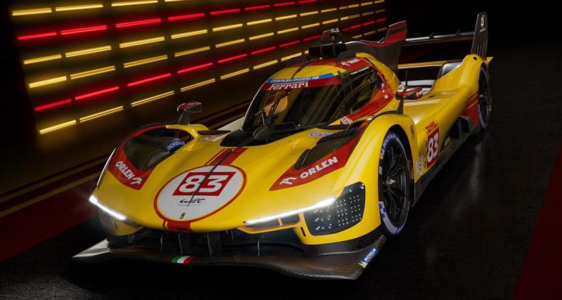  - AF Corse dévoile la livrée jaune de la 499P privée