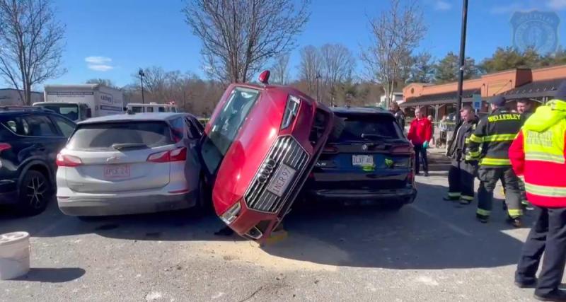  - Cette Audi se gare sur deux roues, vous n'en croirez pas vos yeux