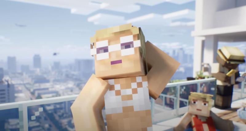  - Il recrée le trailer de GTA mais en version Minecraft 