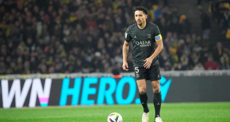  - PSG : Marquinhos a participé à une partie de l'entraînement