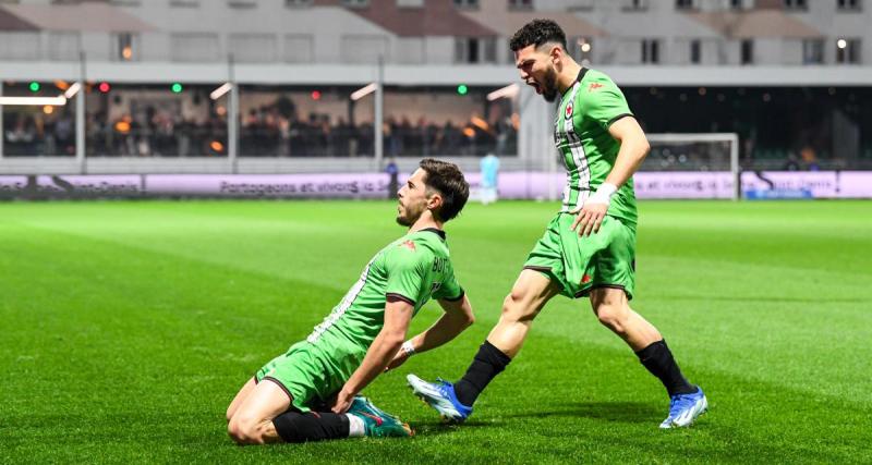  - Red Star : le but… par-terre de Botella contre Le Mans