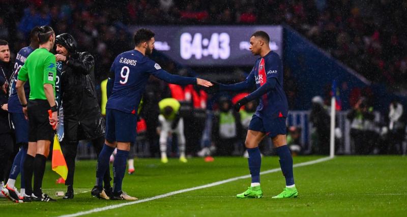  - PSG : Mbappé sorti en cours de jeu de façon volontaire, une première depuis un an et demi
