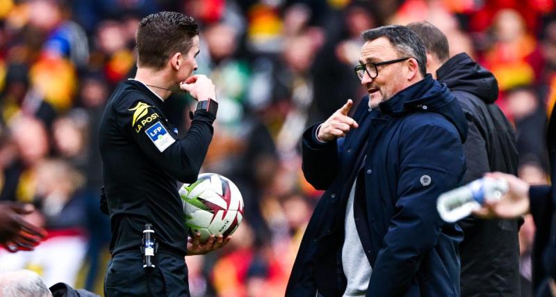  - Lens : Franck Haise excédé par le fait qu'il n'y ait pas eu pénalty sur Florian Sotoca