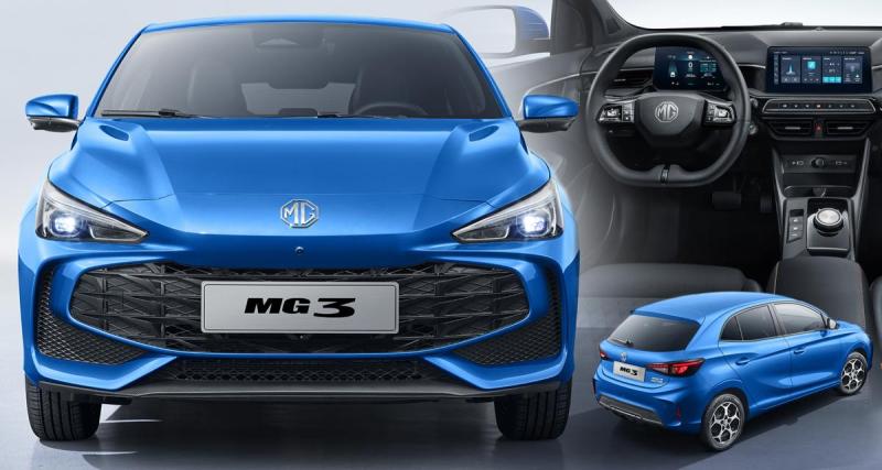  - Nouvelle MG3 Hybrid+ (2024) : des caractéristiques et un prix à faire pâlir le duo Clio/208