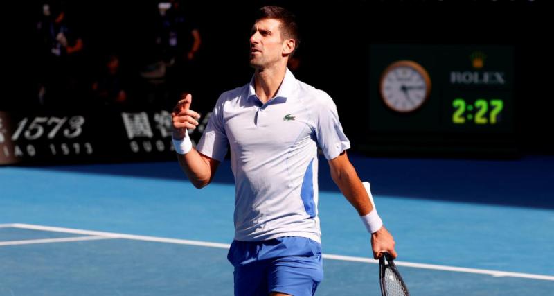  - ATP : le geste magique de Novak Djokovic à l'entraînement, le Serbe est en feu