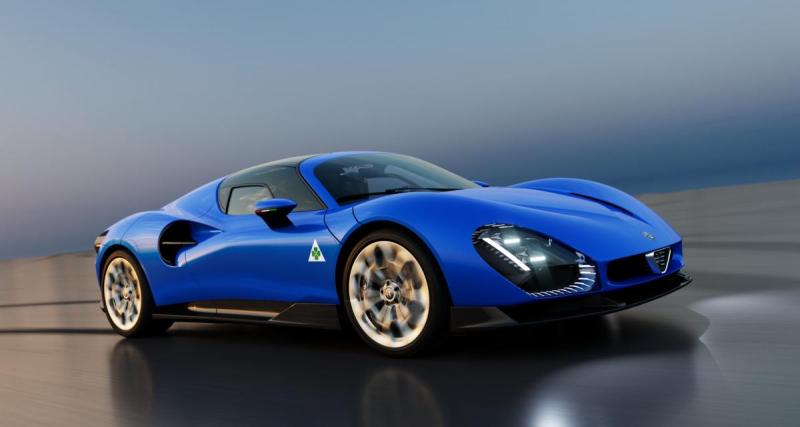  - L'Alfa Romeo 33 Stradale se montre en "bleu royal"