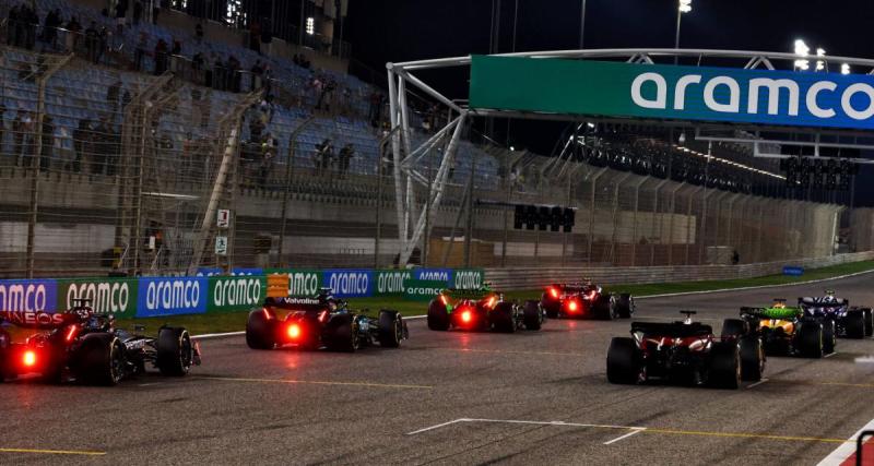 - La grille de départ du GP de Bahreïn de F1, Alpine en plein cauchemar