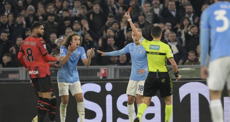  - Guendouzi expulsé, la Lazio finit à... huit contre Milan !