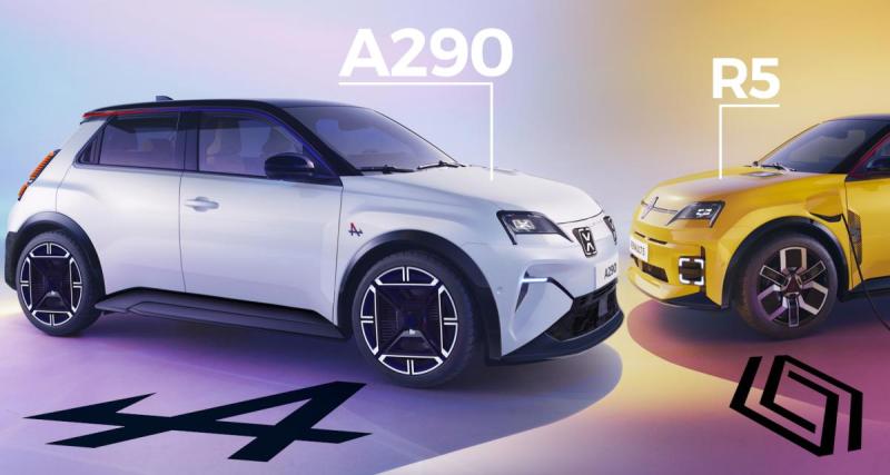  - Notre diaporama exclusif pour distinguer la future Alpine A290 de la nouvelle Renault 5
