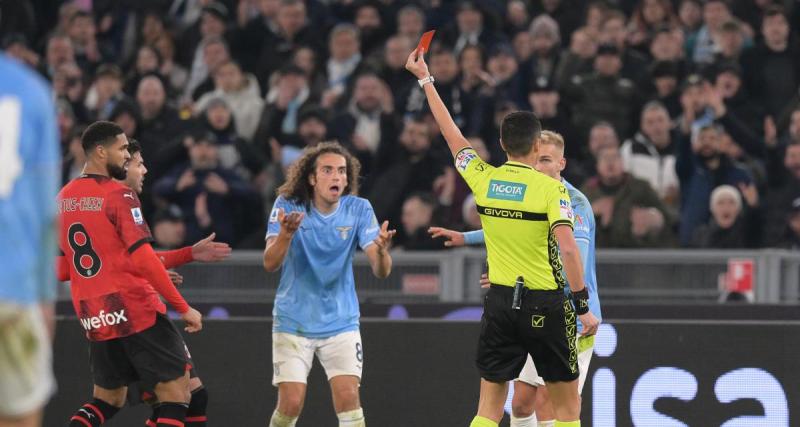  - Équipe de France : Mattéo Guendouzi voit rouge avec la Lazio contre l’AC Milan