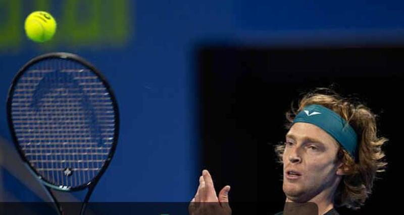  - Dubaï : les conséquences énormes de la disqualificaiton de Rublev, auteur d'un pétage de plombs contre un juge de ligne