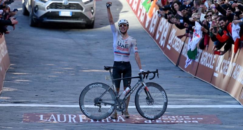  - Strade Bianche : Tadej Pogacar écrase la concurrence pour sa première course de l’année