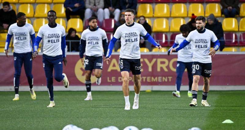 - Bordeaux : des maillots floqués en l'honneur d'Alberth Elis contre Rodez