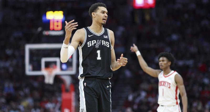  - San Antonio : l'attitude glaciale de Wembanyama après la défaite face aux Houston Rockets