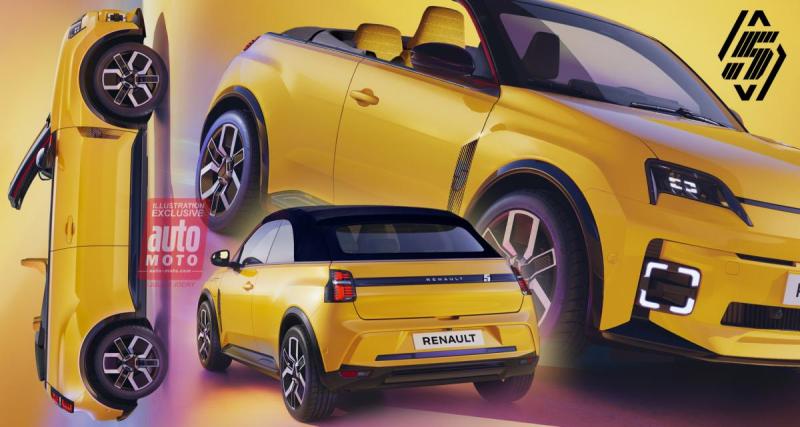  - On a transformé la nouvelle Renault 5 en cabriolet et elle est toujours aussi craquante