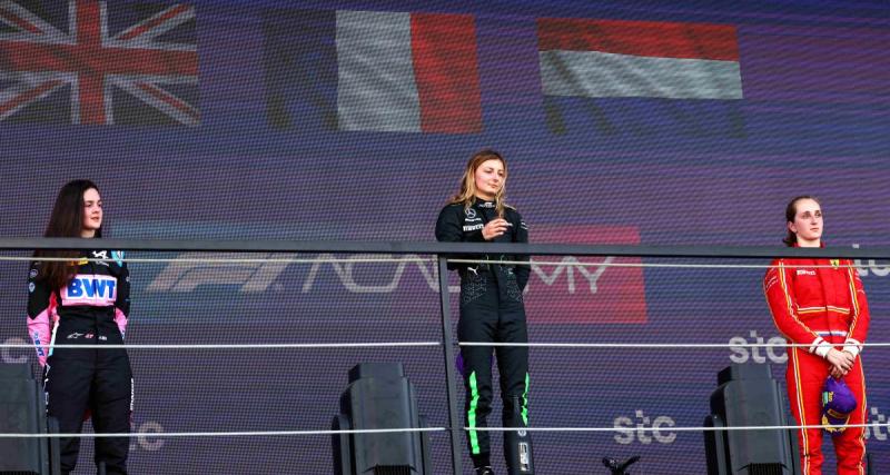  - Carton plein pour Doriane Pin en F1 Academy, elle remporte la deuxième course en Arabie saoudite