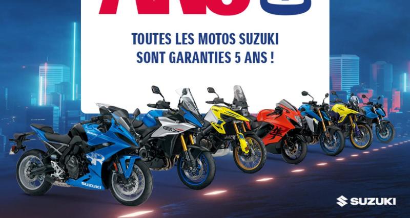  - Suzuki étend sa garantie à tous ses deux-roues