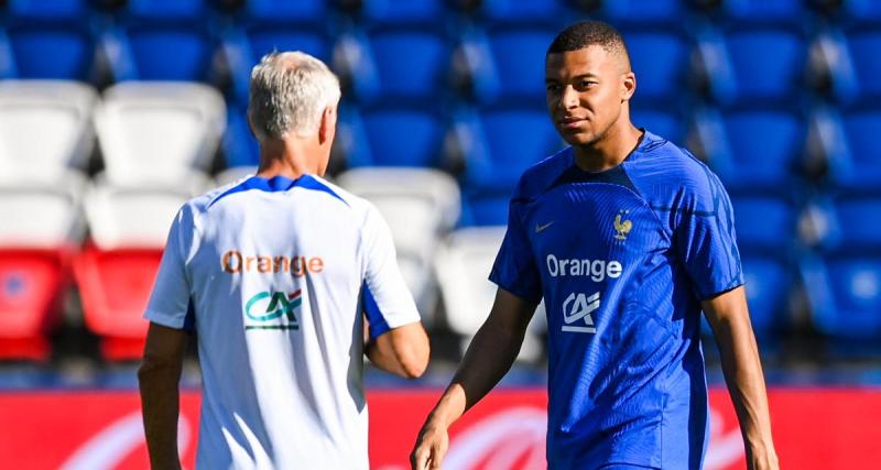  - Équipe de France : Deschamps ironise en voyant Mbappé sur le banc