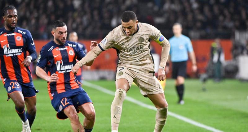  - Le PSG accroché par Montpellier à la pause
