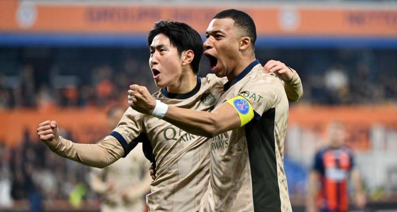  - Ligue 1 : le PSG ne fait qu’une bouchée de Montpellier grâce à un Mbappé en feu